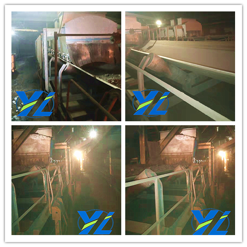 貴州粵黔電力2A、2B 皮帶中尾部導(dǎo)料槽更換工程總承包項目完工